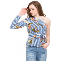 Tropical Striped Top!